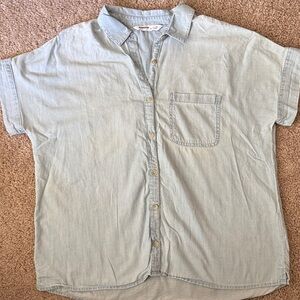 💜 3 for $10 Sonoma Light Blue Casual Button Down Shirt